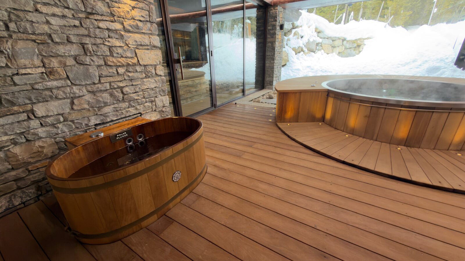 Installation Polar Plunge — Cheval Blanc Courchevel